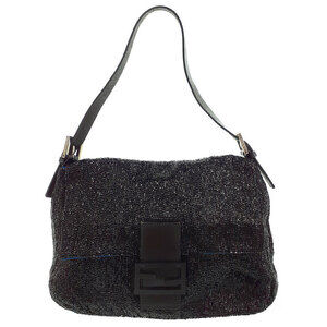 Fendi Beaded Mamma Bucket Semi Shoulder Bag